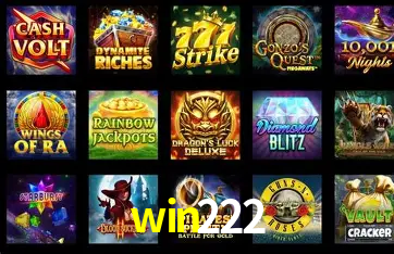 A Popularidade dos Caça-Níqueis no win222